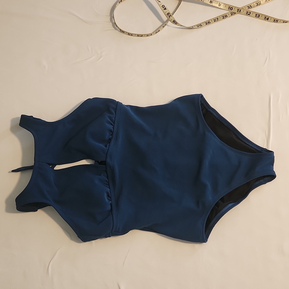Blue One-Piece Swimsuit